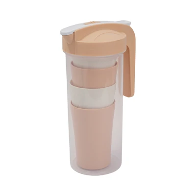 Gambar Delicia Camry Teko Minum Plastik Set 5 pcs - Krem