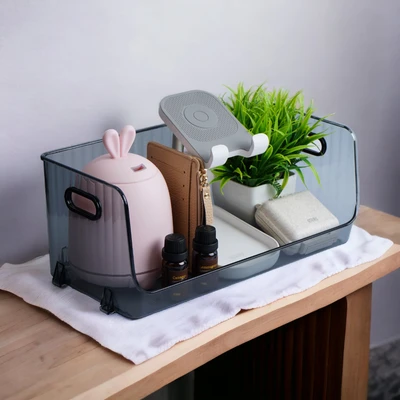 Gambar Stora Organizer Meja Stackable 31x15x13 cm - Abu-Abu