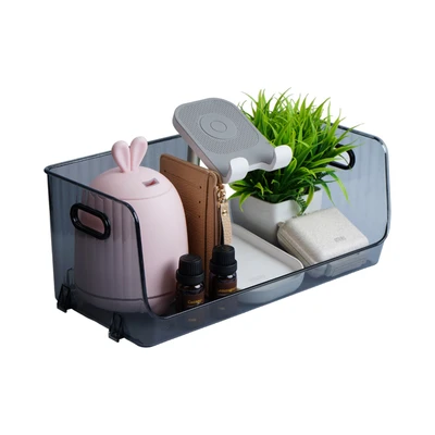 Gambar Stora Organizer Meja Stackable 31x15x13 cm - Abu-Abu