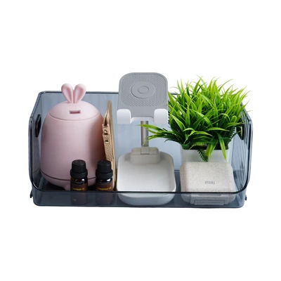 Gambar Stora Organizer Meja Stackable 31x15x13 cm - Abu-Abu