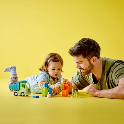 Gambar LEGO Set Duplo Recycling Truck 10987