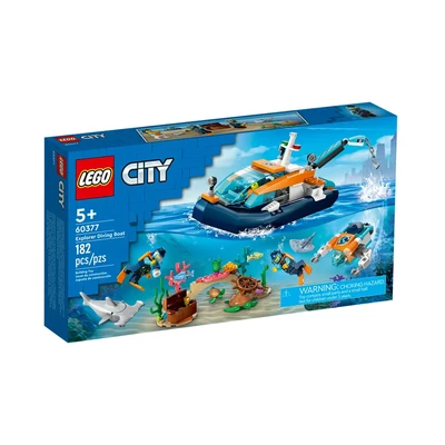 Gambar LEGO Set City Explorer Diving Boat 60377