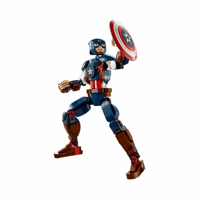 Gambar LEGO Marvel Captain America Construction Figure 15 2023 76258