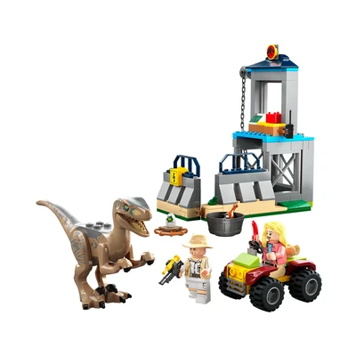 Gambar LEGO Set Jurassic Park Velociraptor Escape 76957