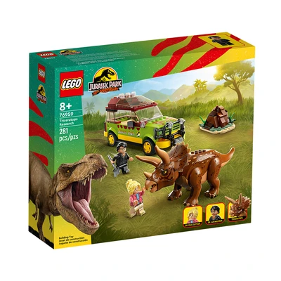 Gambar LEGO Set Jurassic World Triceratops Research 76959