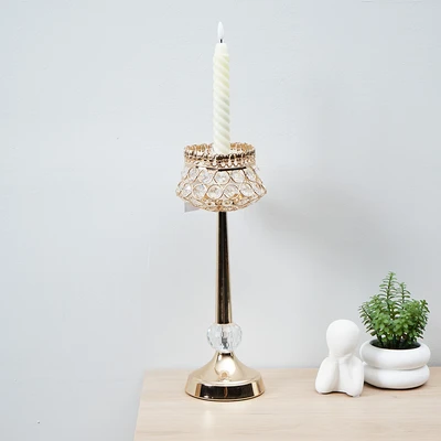 Gambar Informa 12x12x34 cm Hestia Tempat Lilin Dekorasi A2 - Gold