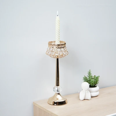 Gambar Informa 12x12x34 cm Hestia Tempat Lilin Dekorasi A2 - Gold