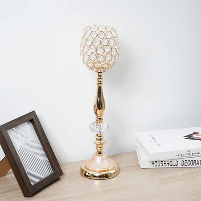 Gambar Informa 12x12x45 cm Artemis Tempat Lilin Dekorasi A3 - Gold