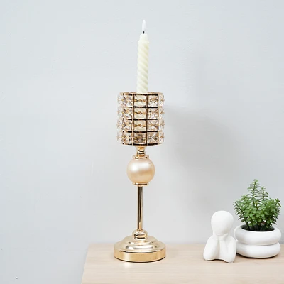 Gambar Informa 12x12x35 cm Iris Tempat Lilin Dekorasi A1 - Gold