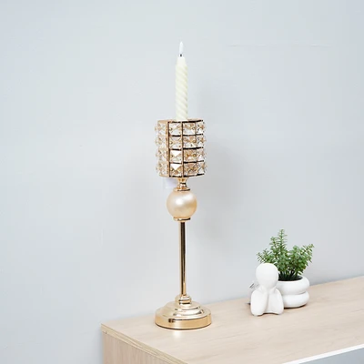 Gambar Informa 12x12x40 cm Iris Tempat Lilin Dekorasi A2 - Gold