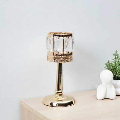 Gambar Informa 11.5x11.5x24.5 cm Nyx Tempat Lilin Dekorasi A1 - Gold