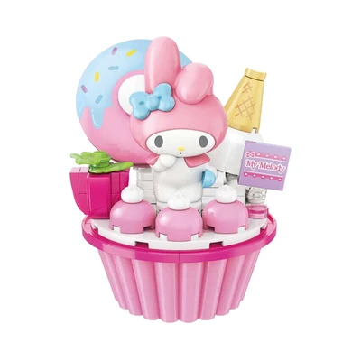Gambar Keeppley Hello Kitty My Melody Strawberry Cupcake