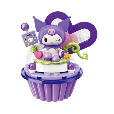 Gambar Keeppley Sanrio Kuromi Grape Cupcake