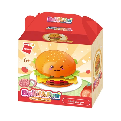 Gambar Keeppley Qman Build & Fun Fast Food Random