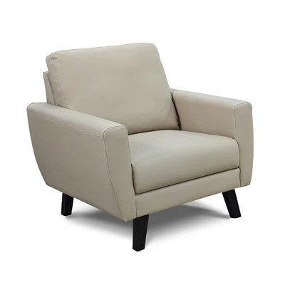 Gambar Selma Garson Sofa Kulit 1 Seater - Cokelat Khaki