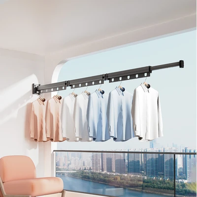 Gambar Stora Gantungan Baju Dinding Lipat 126 cm