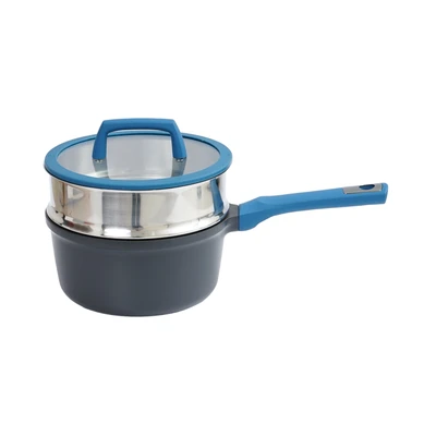 Gambar Culinart Superb Panci Saucepan & Steamer 18x18 cm - Biru