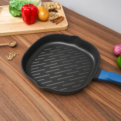 Gambar Culinart Superb Wajan Panggang Aluminium 26 cm - Hitam/Biru
