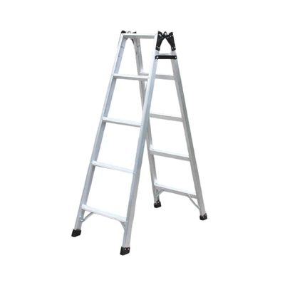 Gambar Krisbow 1.5 Mtr Tangga Lipat Aluminium Basic 2In1 5 Step