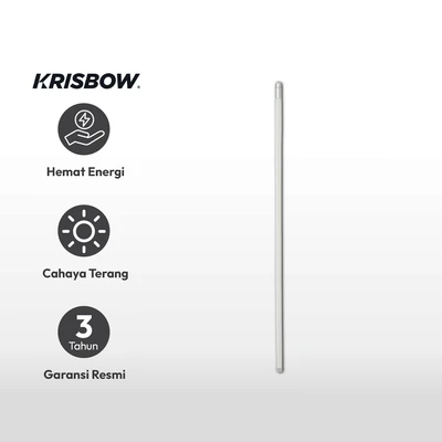 Gambar Krisbow Bohlam LED Premium Cool Daylight 1.2 Meter T8 10.5 Watt