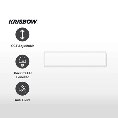 Gambar Krisbow Lampu Panel LED 3CCT 30x120 cm