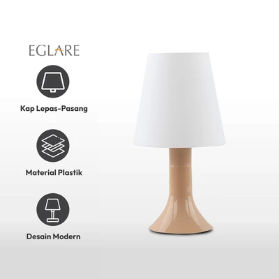 Gambar Eglare Lampu Meja Mini - Khaki