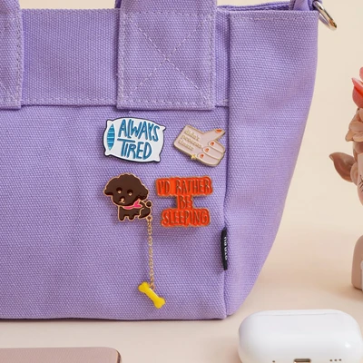 Gambar Ataru Pin Enamel Id Rather Be Sleeping