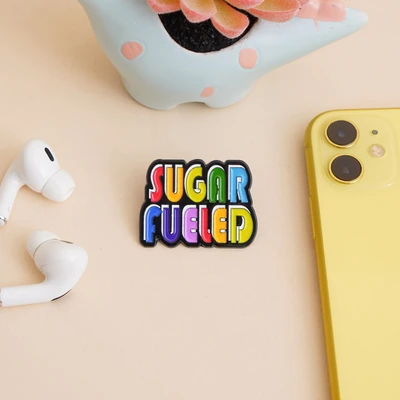Gambar Ataru Pin Enamel Sugar Fueled