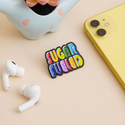 Gambar Ataru Pin Enamel Sugar Fueled