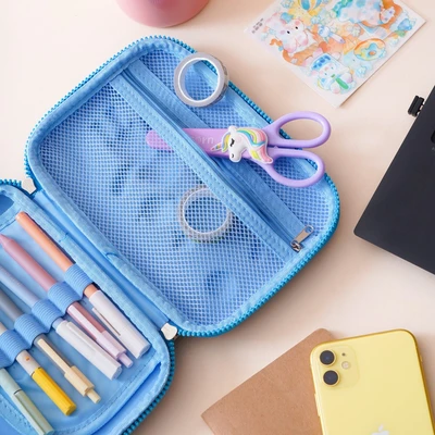 Gambar Ataru Tempat Pensil Hardcase Astronout - Biru