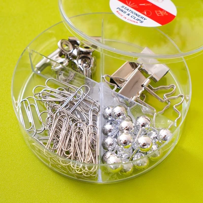 Gambar Ataru Set Paper Clip 4 Model - Silver