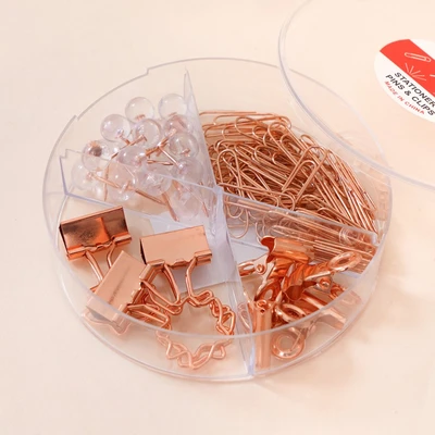 Gambar Ataru Set Paper Clip 4 Model - Rose Gold