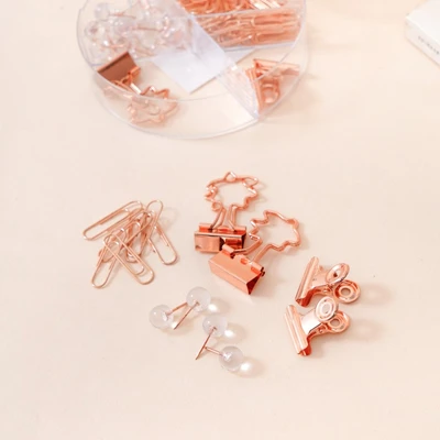 Gambar Ataru Set Paper Clip 4 Model - Rose Gold