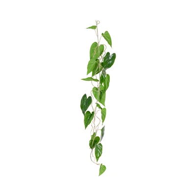 Gambar Arthome Tanaman Artifisial Garland Anthurium Leaf 20.3x20.3x116.8 cm - Hijau