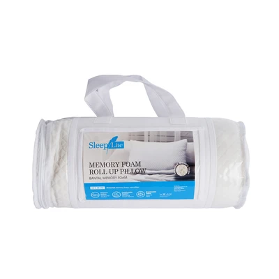 Gambar Sleeplite 60x40 Cm Bantal Memory Foam Roll Up