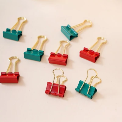 Gambar Ataru Set Binder Clip - Merah/Hijau