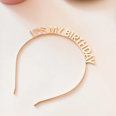 Gambar Ataru Bando Happy Birthday - Gold