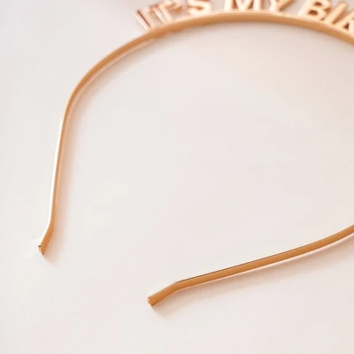 Gambar Ataru Bando Happy Birthday - Gold