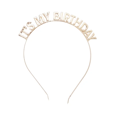 Gambar Ataru Bando Happy Birthday - Gold