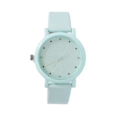 Gambar Ataru Jam Tangan Wanita Slim Silikon Strap - Biru