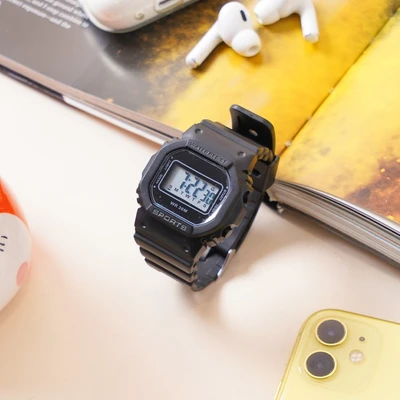 Gambar Ataru Jam Tangan Digital Simple - Hitam