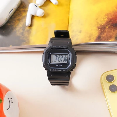 Gambar Ataru Jam Tangan Digital Simple - Hitam