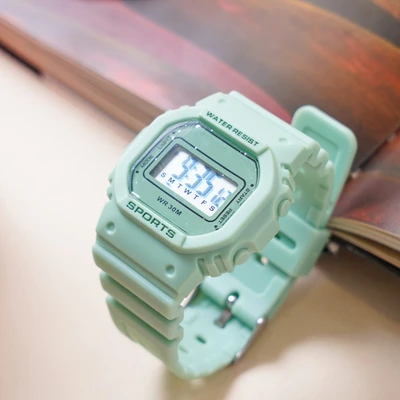 Gambar Ataru Jam Tangan Digital Simple - Hijau