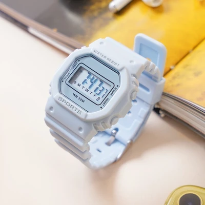 Gambar Ataru Jam Tangan Digital Simple - Biru