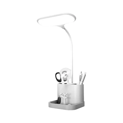 Gambar Informa Lampu Meja LED Dengan Tempat Penyimpanan - Putih