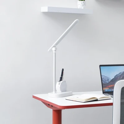 Gambar Informa Lampu Meja LED Dengan Jam Digital - Putih