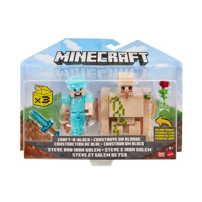 Gambar Minecraft Minifigure Craft A Block Set 2 Pcs Random