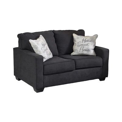 Gambar Ashley Lucina Set Sofa Fabric - Abu-abu Charcoal