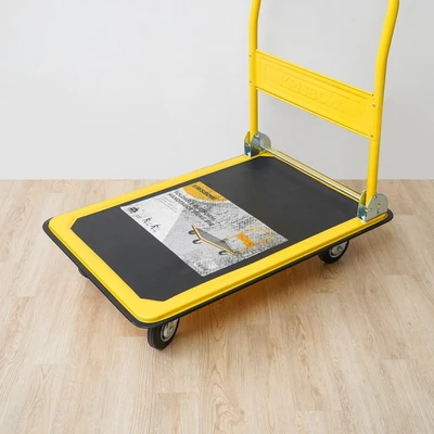 Gambar Krisbow Troli Barang Lipat Big 300 Kg - Kuning