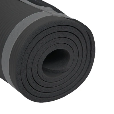 Gambar Alph Matras Yoga Nbr V2 10 mm - Hitam